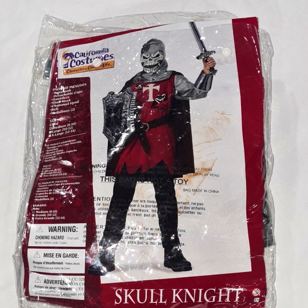 California Costumes Boys "skull night"